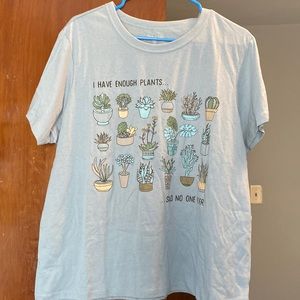 Zoe + Liv Blue XXL Women’s T Shirt